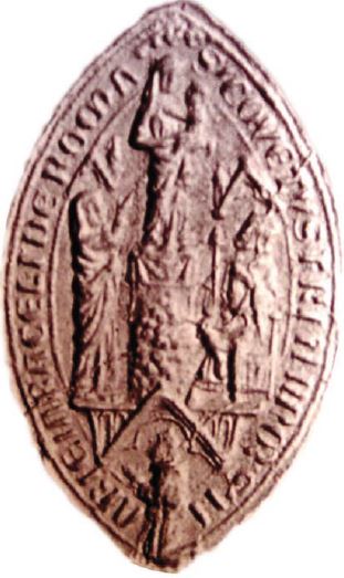 1200-30 Sceau provenant du couvent de l'Ara Coeli Musee deu Palazzo de Venezia Rome
