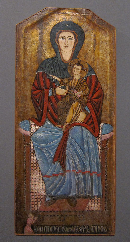 Enthroned Madonna with Christ Child, 2nd half of 13th century, M