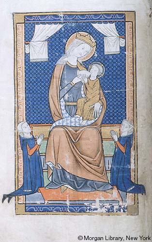 1270 ca Cuerden psalter England, Oxford, Morgan Library MS M.756 fol. 10v