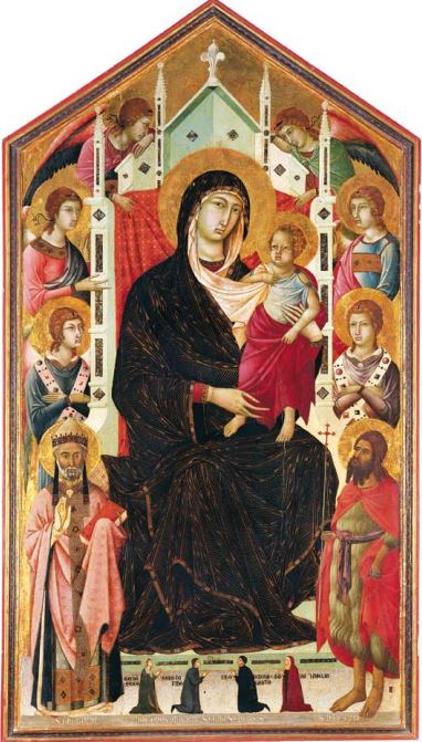 1298-1326 Segna di Bonaventura, Madonna in Maestà Collegiata di S. Giuliano, Castiglion Fiorentino