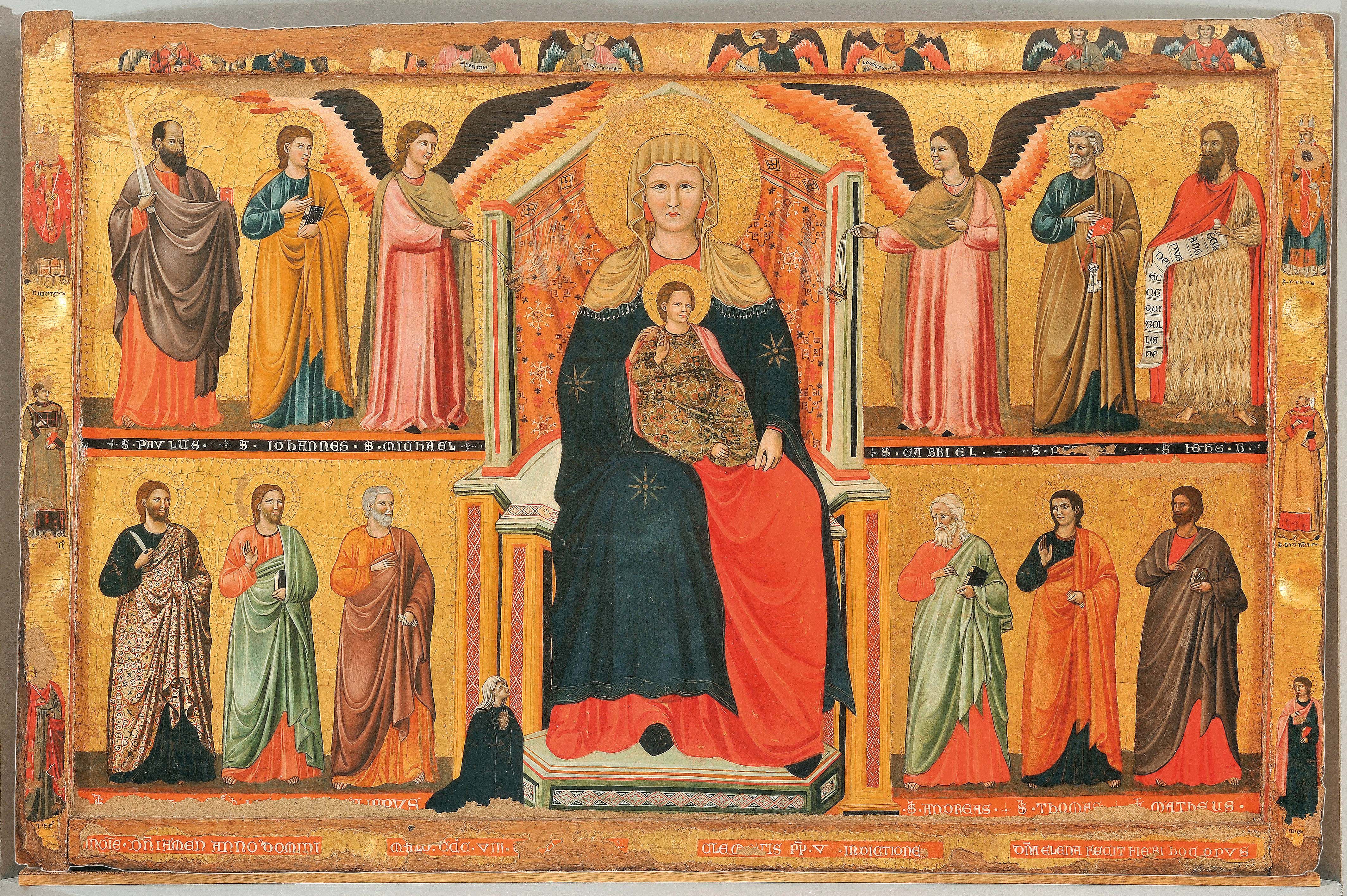 1308 Master of Cesi Donatrice Donna Elena chiesa-di-santa-maria-assunta-cesi