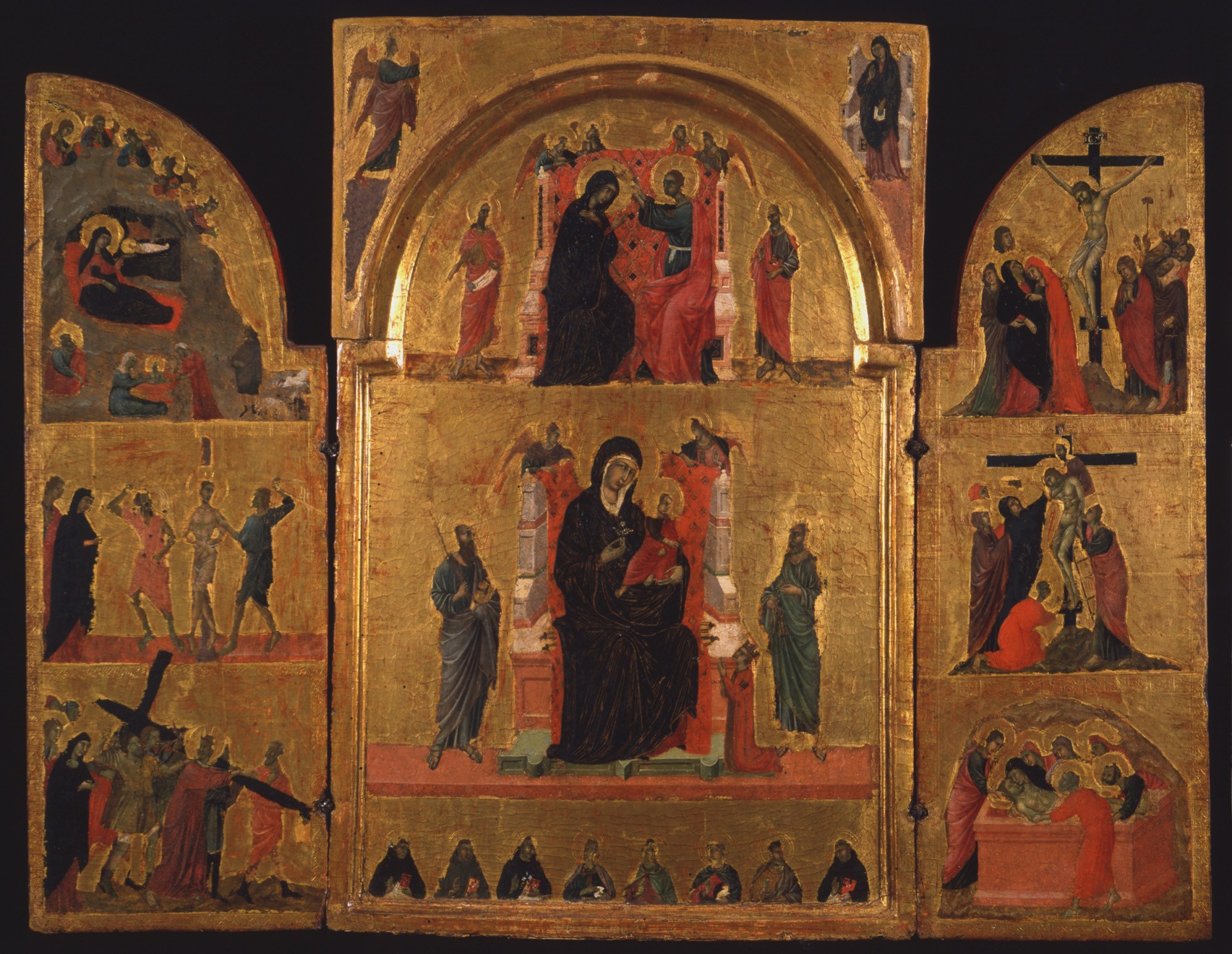 1311-1313 Ecole de Duccio Tabernacle35 Pinacoteca Siena