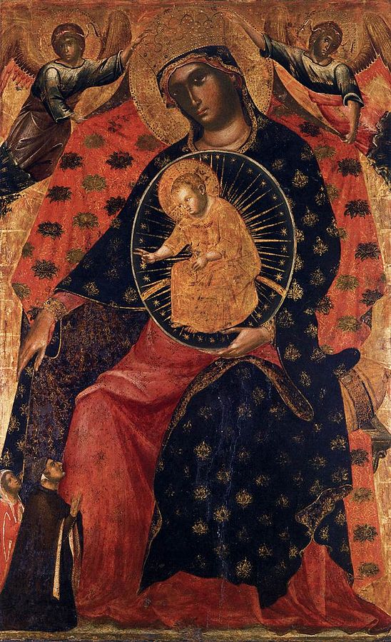 1325-30 Paolo_Veneziano_-_Madonna_and_Child_with_two_donrs accademia