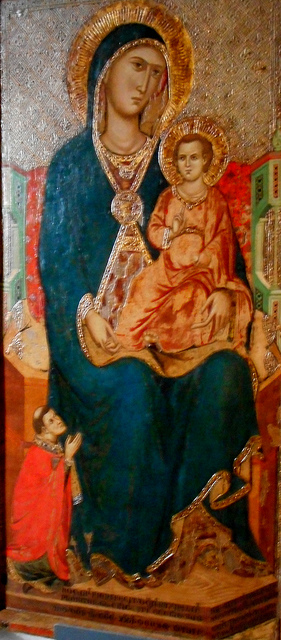 1325 Lello da Orvieto with donor presbitero Rainaldo Cathedral of Anagni