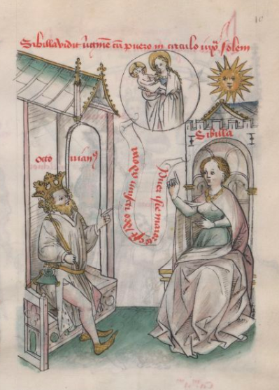 1350-1450 Speculum humanae salvationis BNF Latin 511 folio 9r