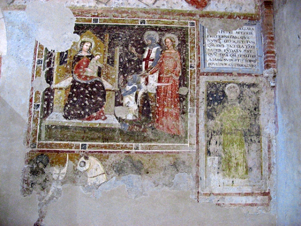 1355 Fresques des chevaliers allemands 2, San Giorgetto, Verona