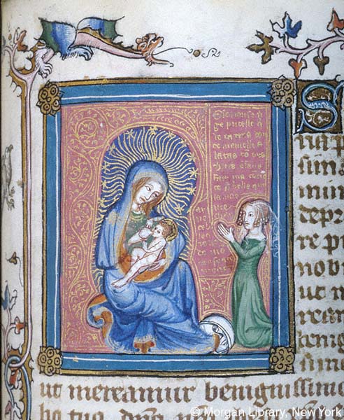 1370-80 Psalter-Hours, France, Morgan MS M.88 fol. 151r