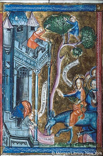 1370-80 Psalter-Hours, France, Morgan MS M.88 fol. 15v