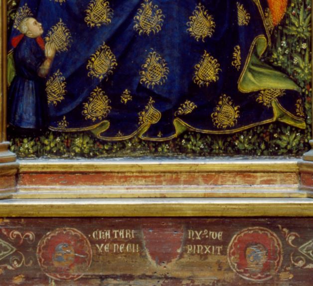 1380 ca Catarino Veneziano Humilite Walters Arts Gallery Baltimore signature