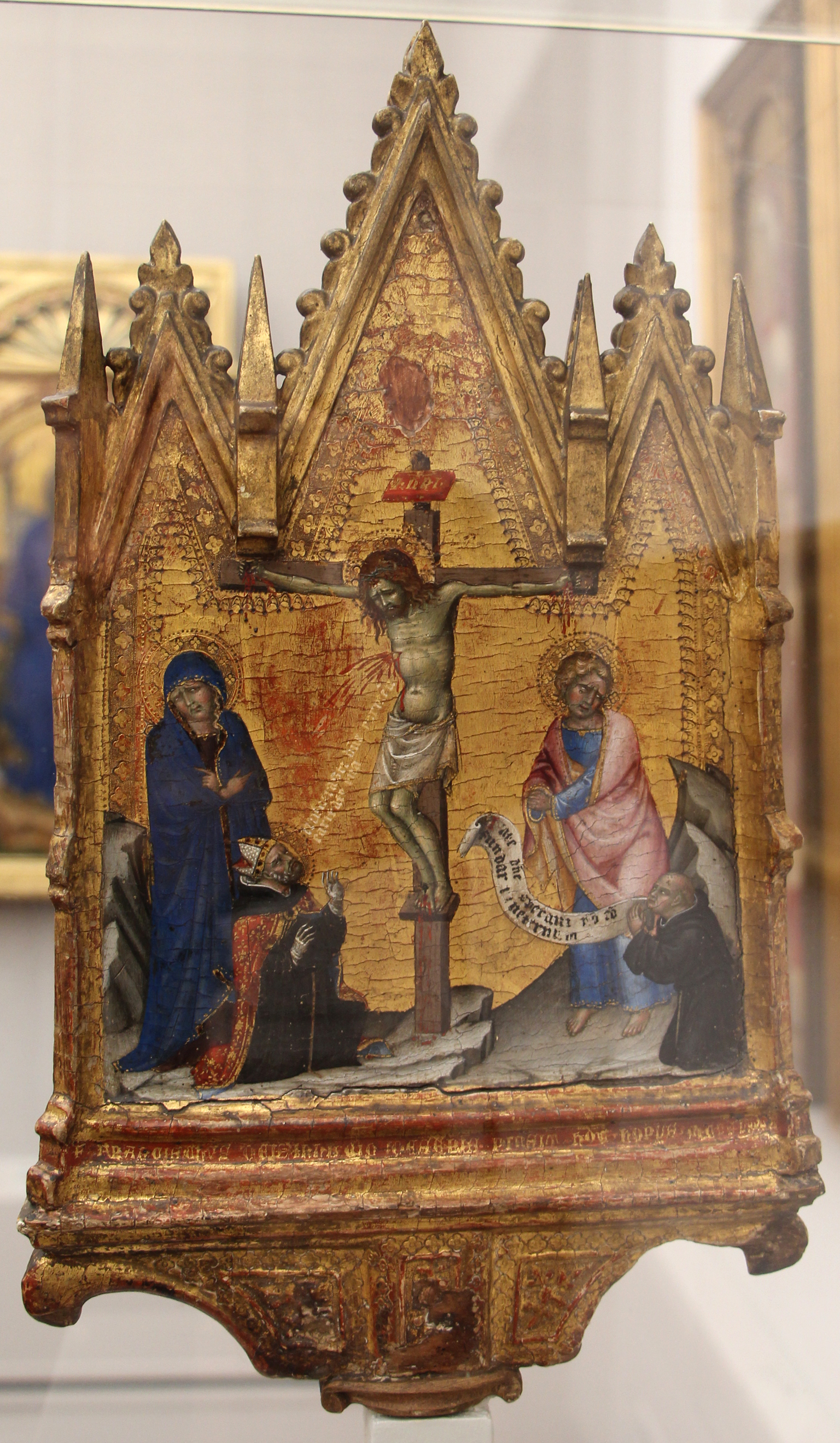1380 ca Francesco di Vannuccio Crucifixion Gemaldegalerie Berlin