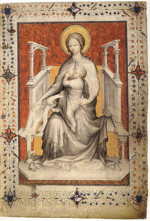 1380 ca Jacquemart de Hesdin Tres_Belles_Heures_of_the_Duc_the_Berry Bibliothèque Royale de Belgique, Brussels MS11060 fol 11