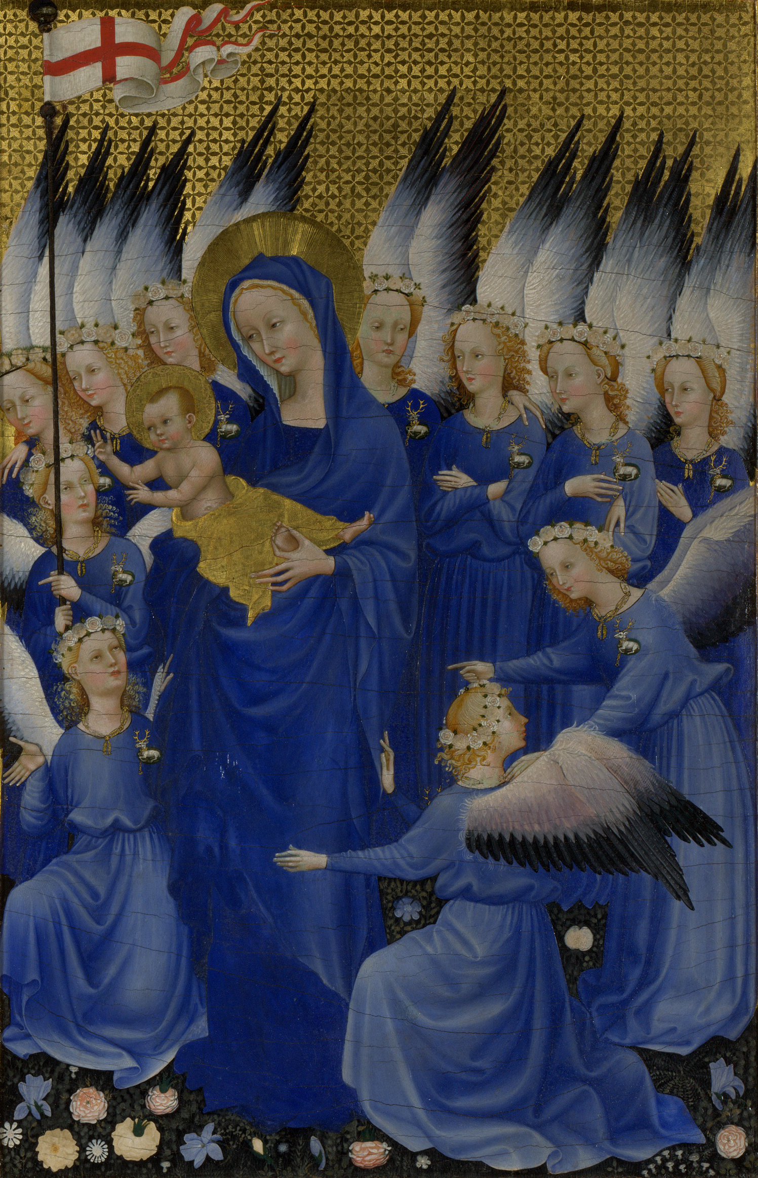 1395–99 Wilton_diptych;_right-hand_panel