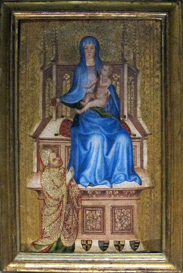 1400-1415 La vierge aux eglantines Boheme Louvre.
