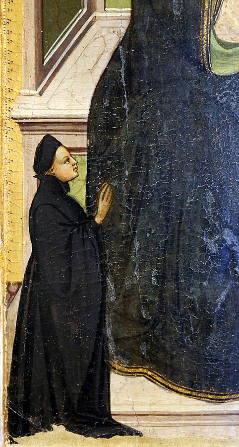 1410-20 Lippo_d'andrea_madonna_col_bambino,_donatori_e_santi Museo San Pietro (Colle di Val d'Elsa) gauche