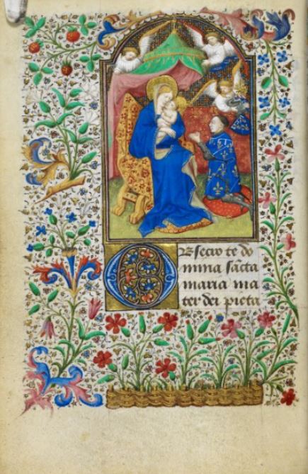 1436-1450 Livre d'heures de Jean de Dunois (British Library YatesThompson3 f22v