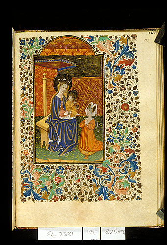 1440 Livre heures usage Sarum Angleterre ou France Bristish Library Sloane 2321 f. 125