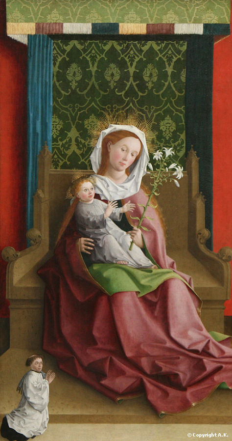 1440 Meister der Darmstadter PassionVierge_à_l'Enfant Berlin Gemaldegalerie