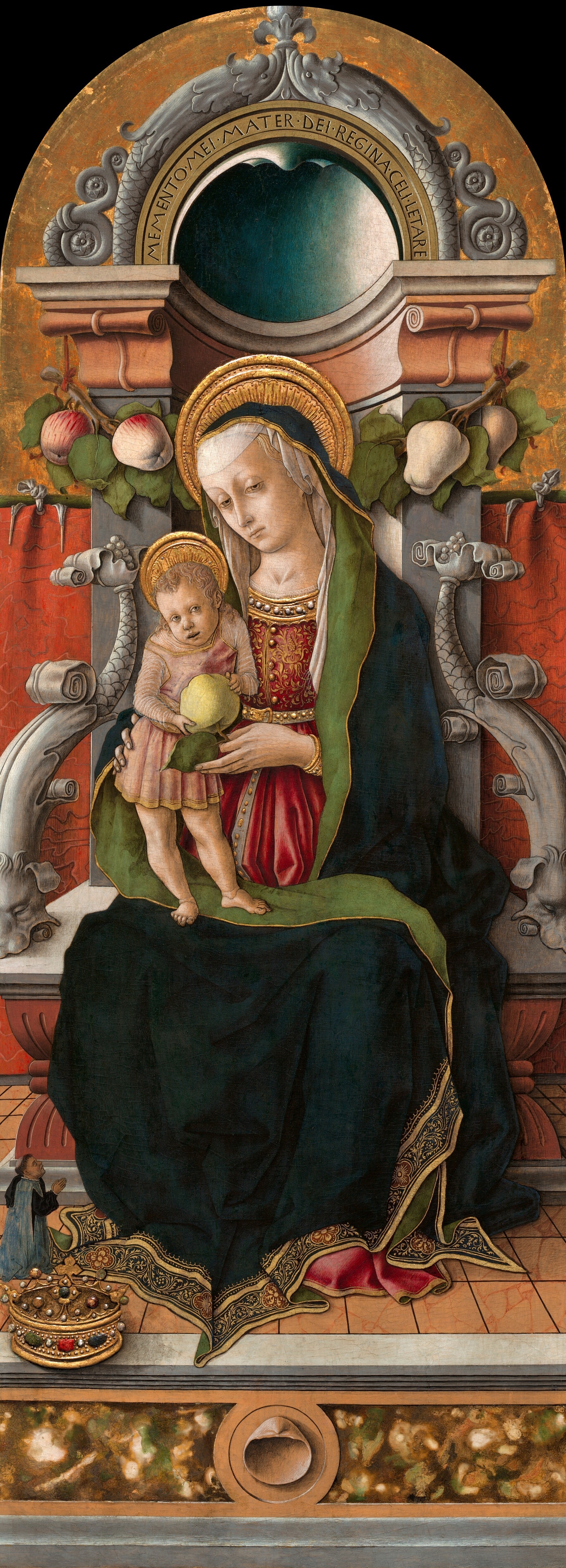 1470 ca Crivelli_Madonna_and_Child_Enthroned_with_a_DonorNGA