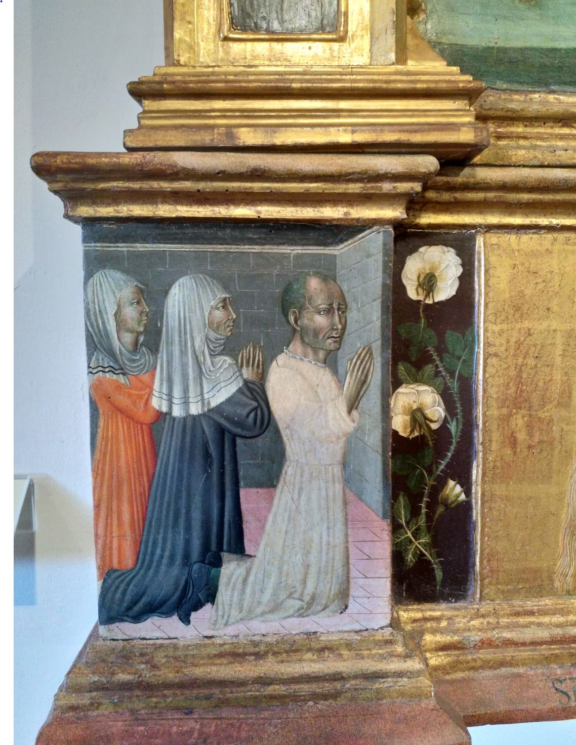 1475 Giovanni di Paolo Pala di staggia Pinacoteca Nazionale Sienne detail