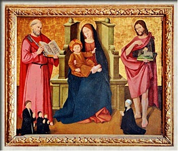 1484 retable de Pierre Artaud attribué à Simon Masclet Eglise Saint Denis Ventabren