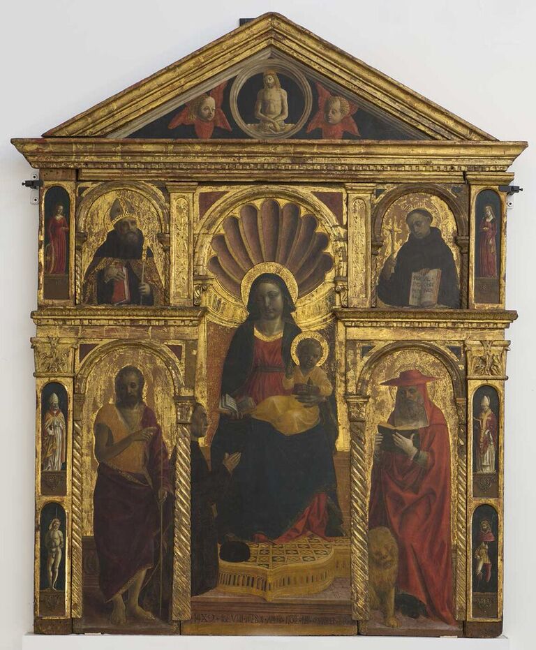 1489 Foppa donateur Manfredo Fornari Pinacoteca Savona