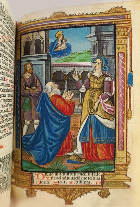1495 Heures a L'usage de Rome Fol. 58r Nicolas Higman pour Simon Vostre,coll privee