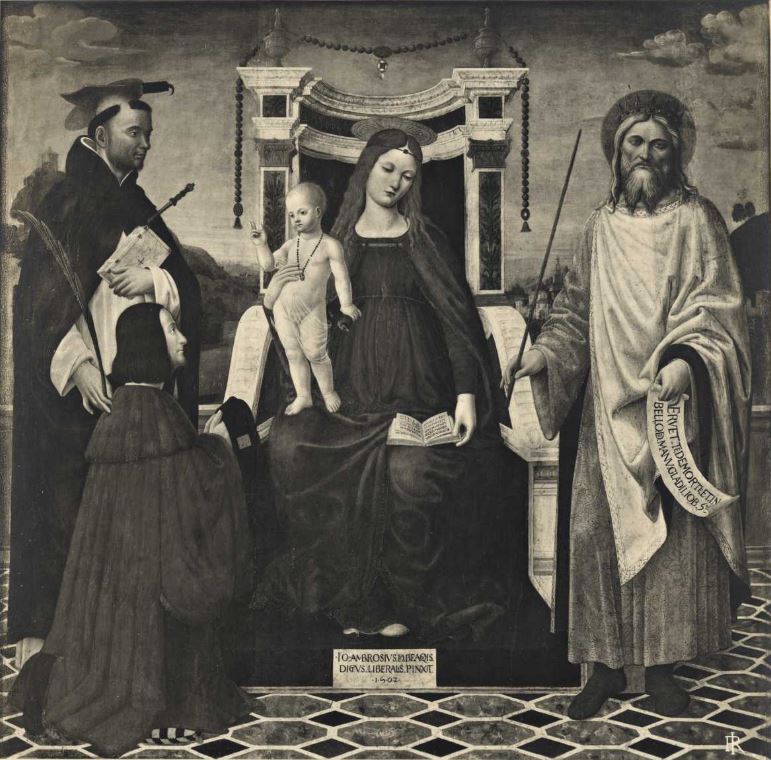1502 Bevilacqua Saint Pierre Martyre rois David Brera Milan