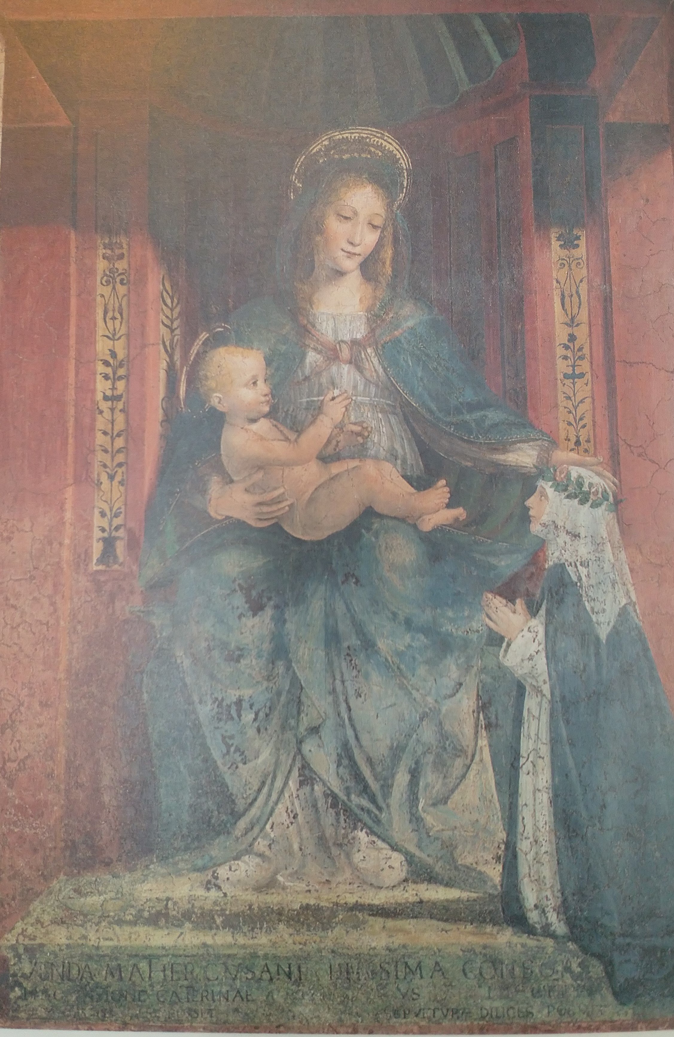 1505-15 Anonyme lombard Madonna Cusani Museo della Scienza Milan couvent dominicain Santa Maria della Purificazione