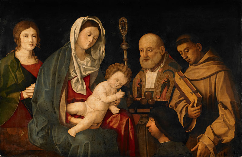 SVDS 1500-05 Vincenzo Catena_Virgin_and_Child_with_Saints_and_a_Donor_Walker Art Gallery Liverpool
