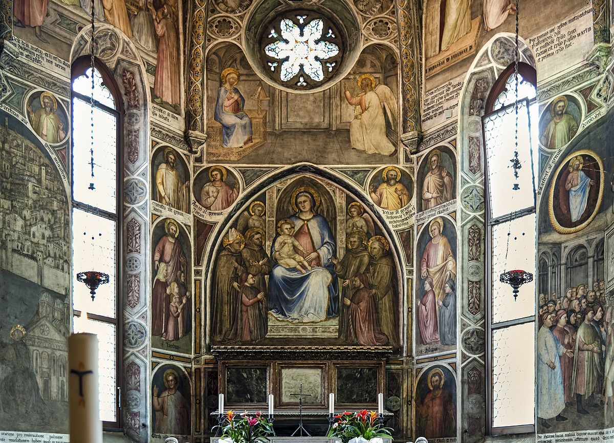 1382 Sant'Antonio_(Padua)_-_Cappella_del_beato_Luca_Belludi famille Conti St Jacques St Philippe_-_Giusto_de'_Menabuoi
