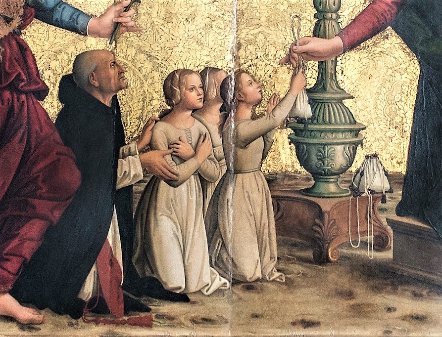 1499 Antoniazzo Romano S. Maria sopra Minerva Rome detail