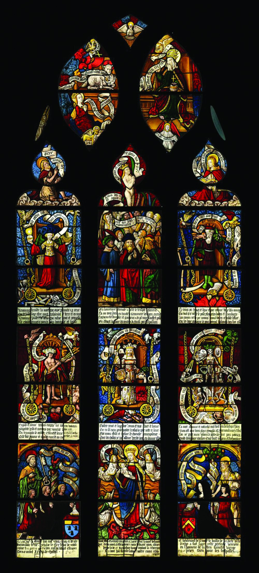 1502 Les Triomphes de Petrarque, eglise Saint-Pierre-Es-Liens, Ervy-le-Chatel
