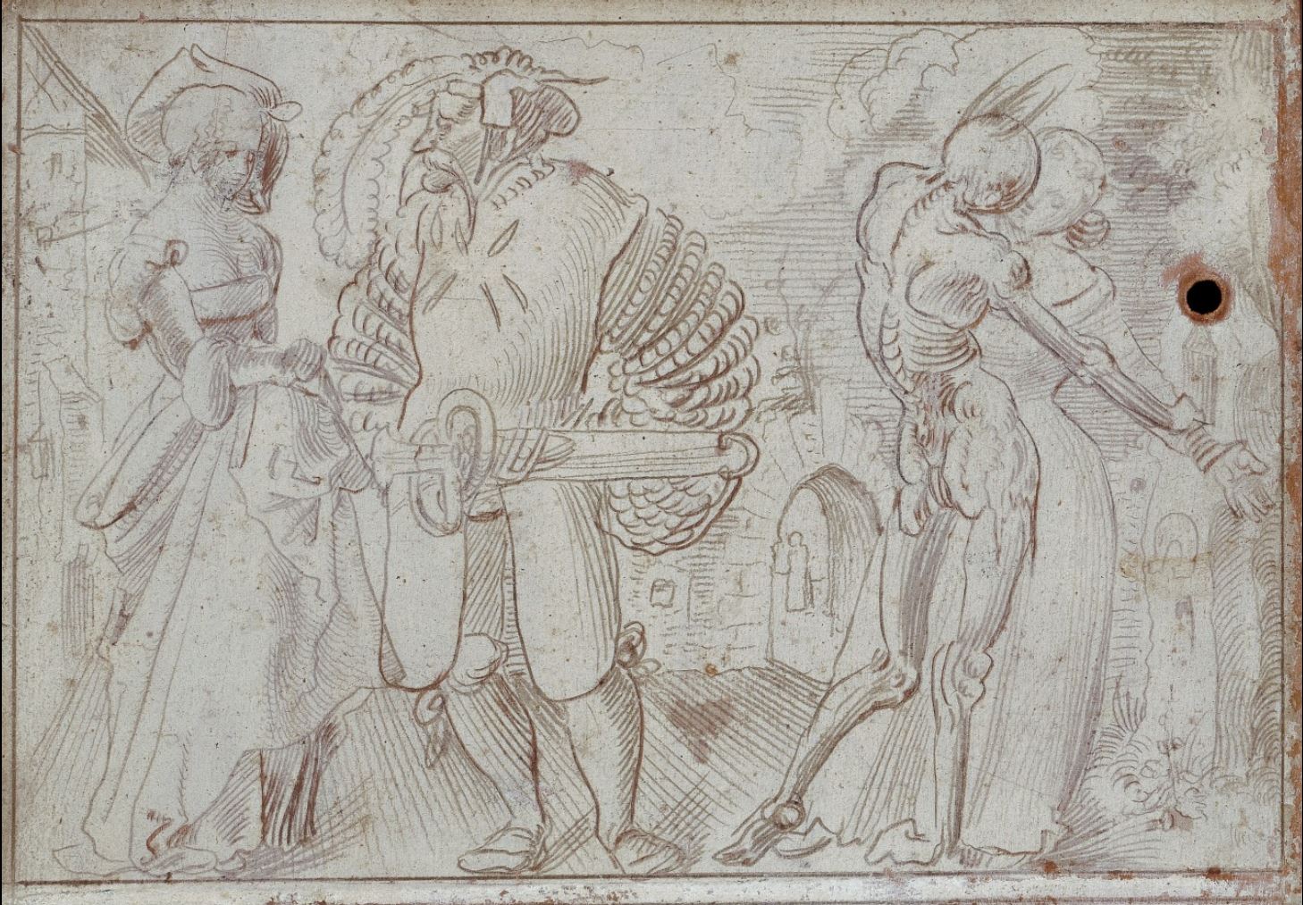 Niklaus Manuel, dit Deutsch 1517 Image sur le theme de l'Amour musee des BA Bale