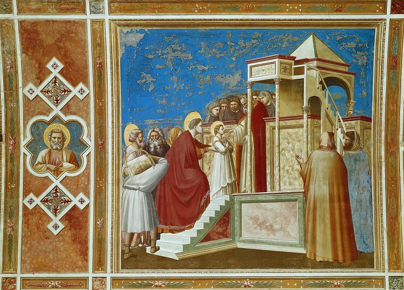 Giotto_di_Bondone_ 1303-05 Presentation au temple_Cappella degli Scrovegni
