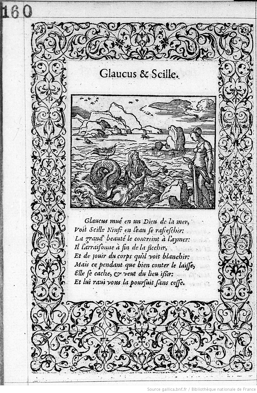 1557 Illustrations_de_La_Metamorphose_d'Ovide Figuree Bernard Salomon p 160 Gallica