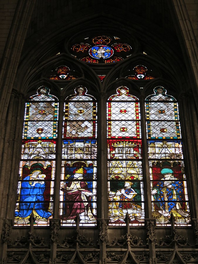 209 1390 ca Vierge à l'Enfant, St Pierre Pape, Pierre de Navarre comte de Mortain, St Denis Baie_209_Evreux