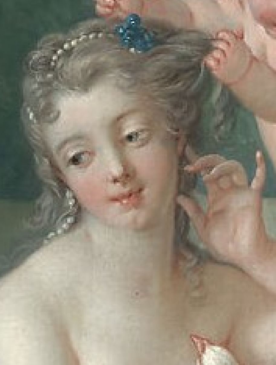 Boucher 1751 La toilette de Venus MET detail 2bis