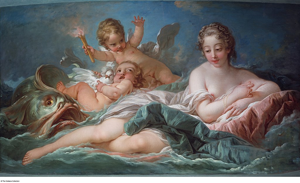 Boucher 1754a Venus etendue pres de deux amours Wallace Collection