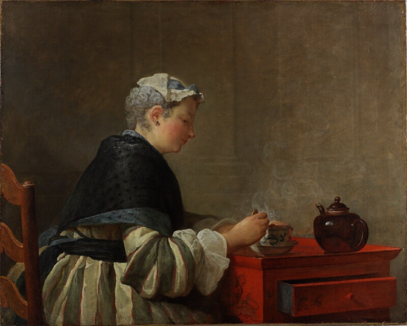 Chardin X A Lady Taking Tea, 1735, The Hunterian Museum and Art Gallery, University of Glasgow