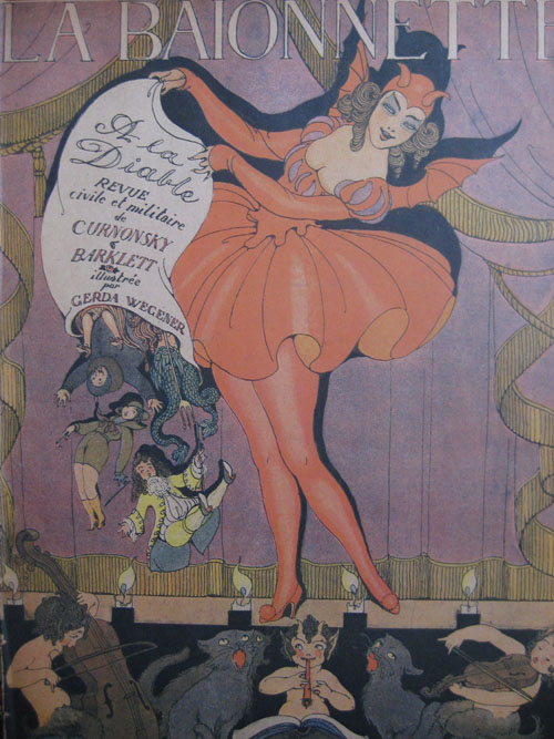 La Baionnette, 1917, « A la diable », revue civile et militaire, illustree par Gerda Wegener