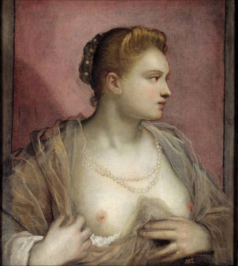 La courtisane Veronica Franco, Le Tintoret, 1555, Musee du Prado