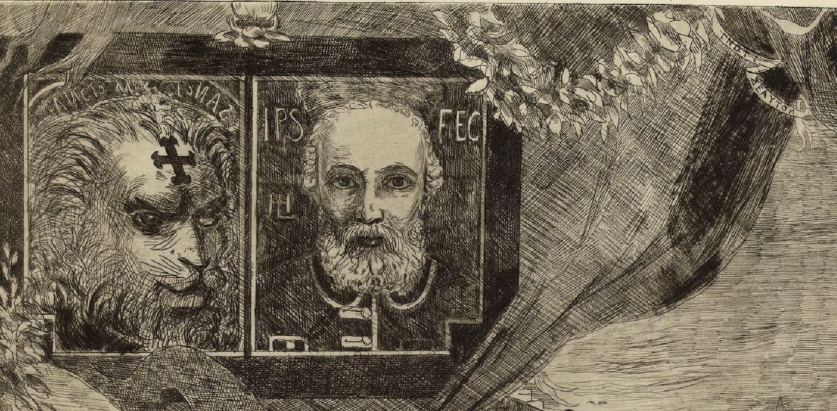 Leopold Hugo pendant venitien 1883 vignettes
