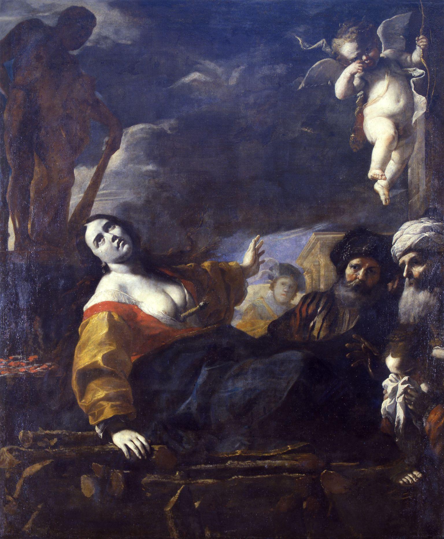 Preti 1651-1661 La Mort de Didon Musee de Chambery
