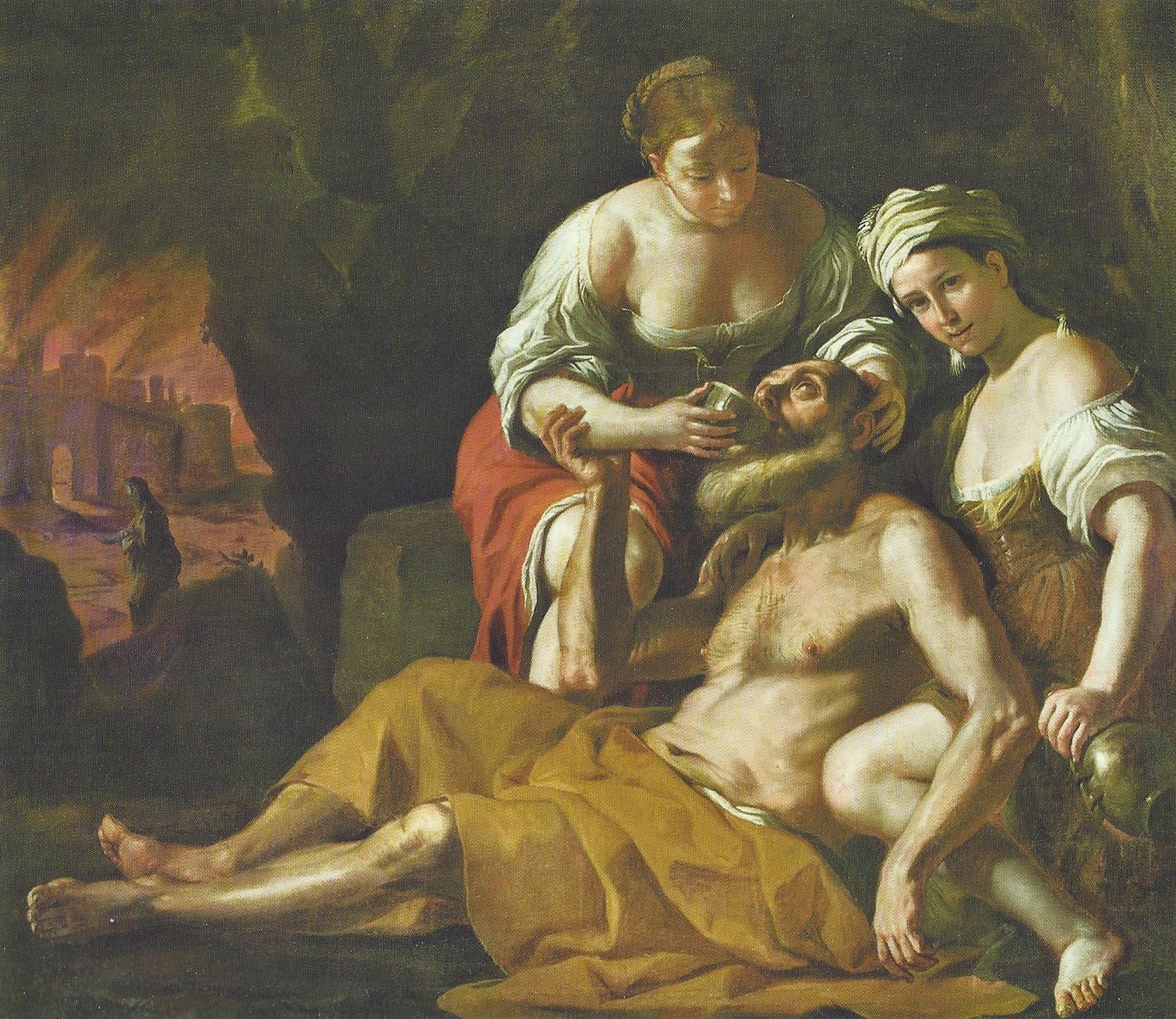 Preti 1680 ca A1 Loth et ses filles National Museum of Fine Arts La Valette