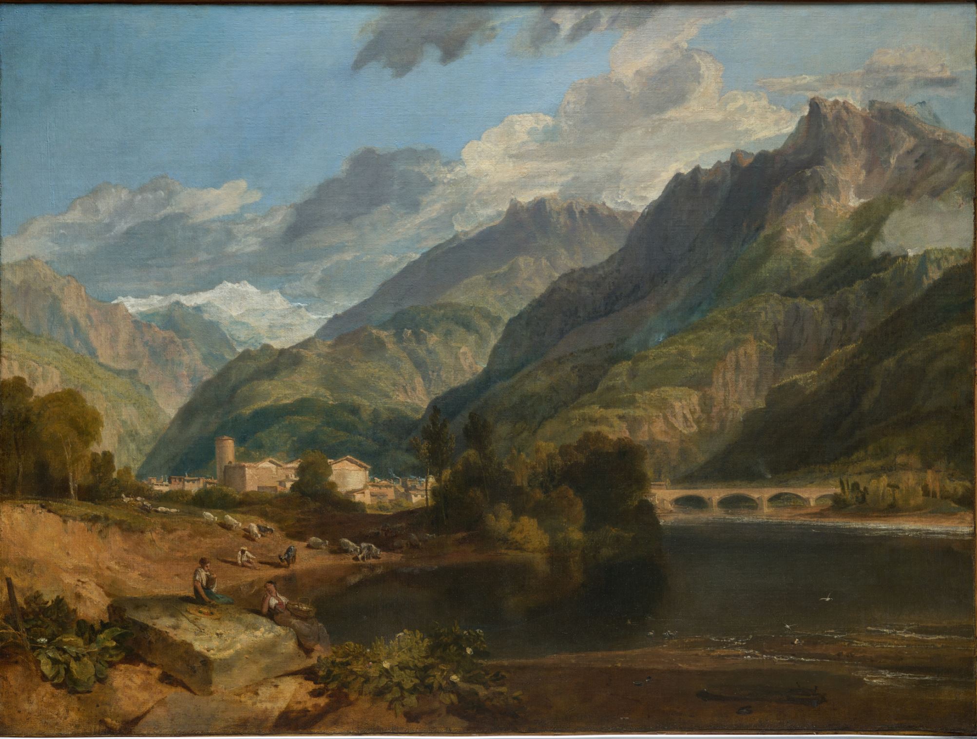 Turner 1803 Bonneville, Savoy, with Mont Blanc Dallas Museum of Arts,