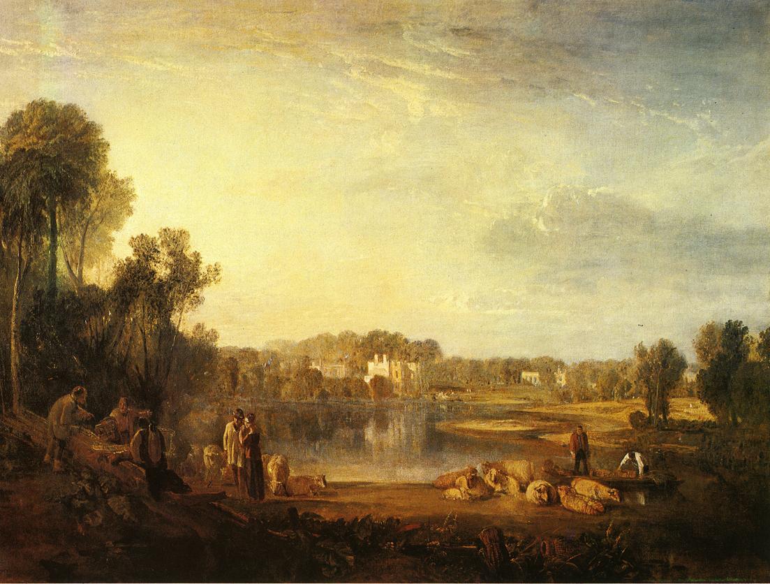 Turner 1808 Popes Villa At Twickenham coll priv