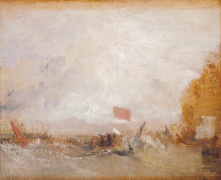 George IV's Departure from the 'Royal George', 1822 c.1822 by Joseph Mallord William Turner 1775-1851