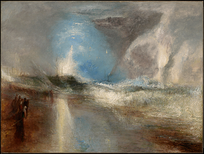 Turner 1840 ROCKETS AND BLUE LIGHTS (CLOSE AT HAND) TO WARN STEAMBOATS OF SHOAL WATER Clark Art Institute Williamstown