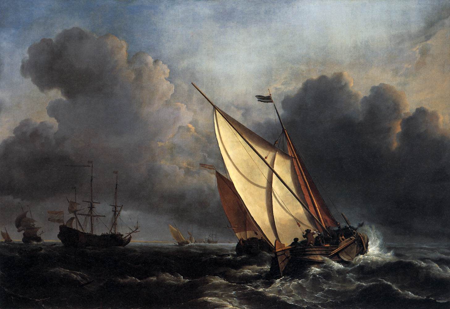 Willem_van_de_Velde_the_Younger,_Ships_on_a_Stormy_Sea_(c._1672) Toledo Museum of Arts