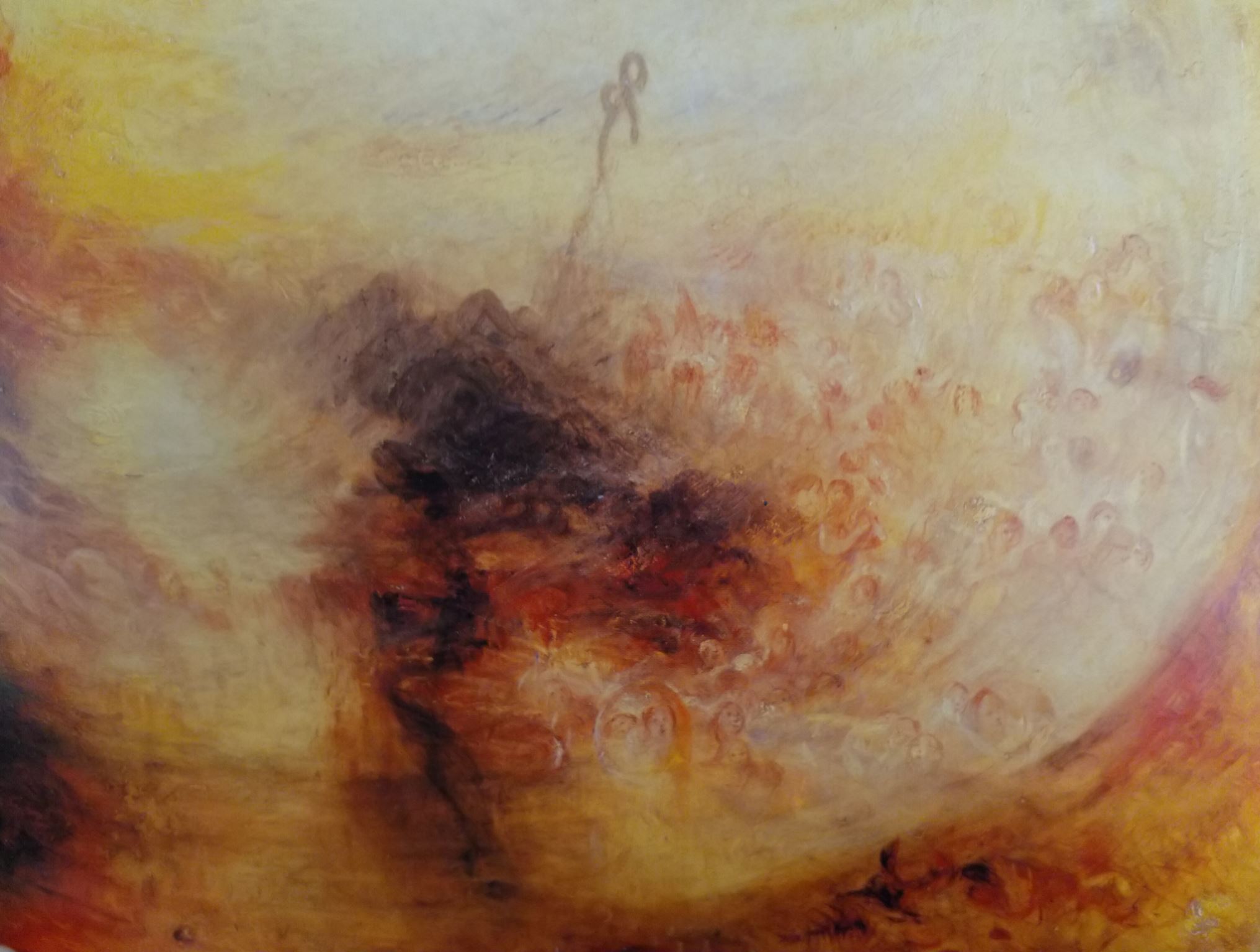 turner 1843 deluge Night and Colour The Morning After the Deluge detail